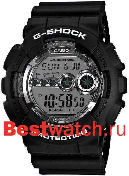 Часы Casio G-Shock GD-100BW-1E