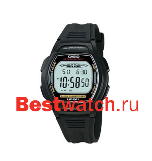 Часы Casio Digital LW-201-1A