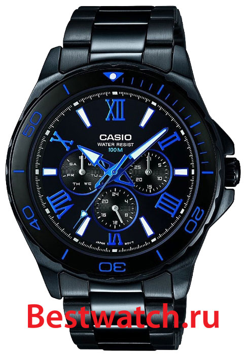Часы Casio Analog MTD-1075BK-1A2