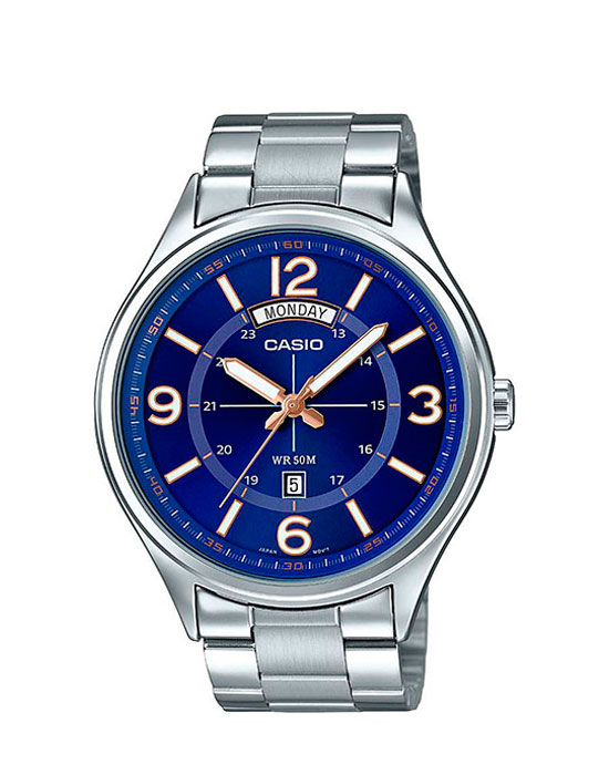 Часы Casio Analog MTP-E129D-2B
