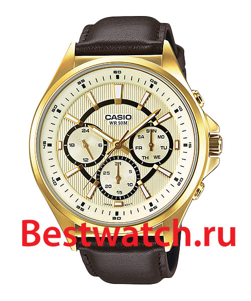 Часы Casio Analog MTP-E303GL-9A