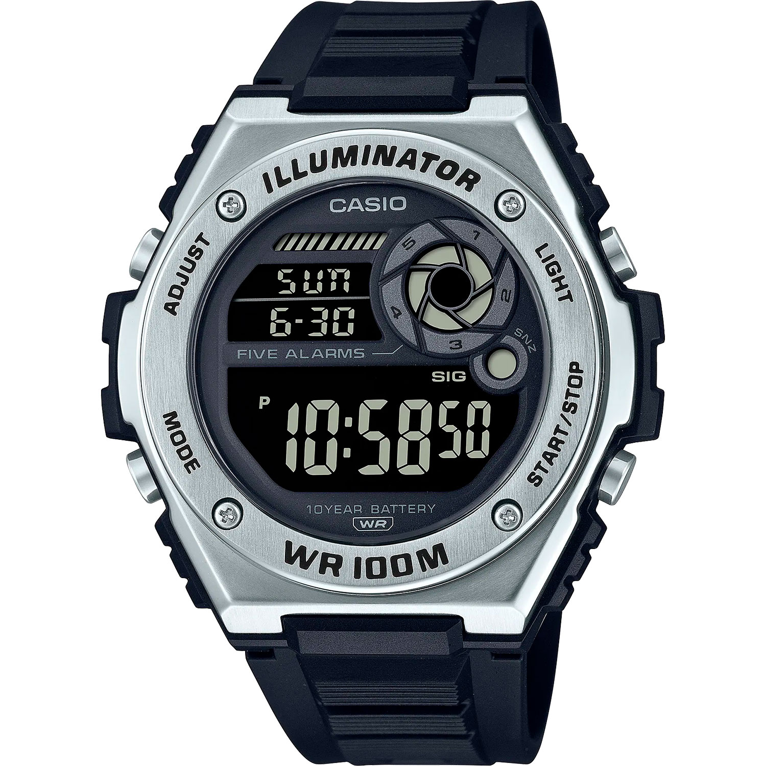 Часы Casio Digital MWD-100H-1B