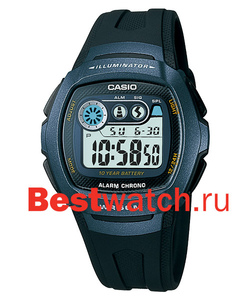 Часы Casio Digital W-210-1B