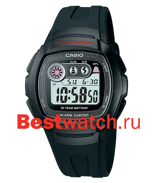 Часы Casio Digital W-210-1C