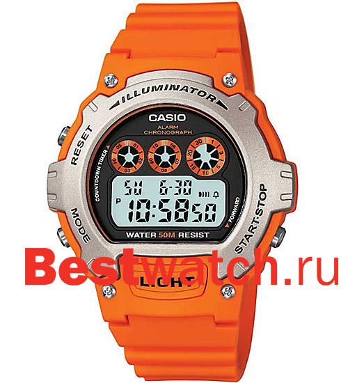 Часы Casio Digital W-214H-4A