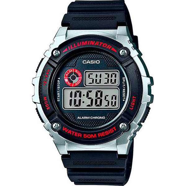 Часы Casio Digital W-216H-1C