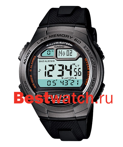 Часы Casio Digital W-734-1A