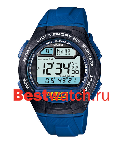 Часы Casio Digital W-734-2A