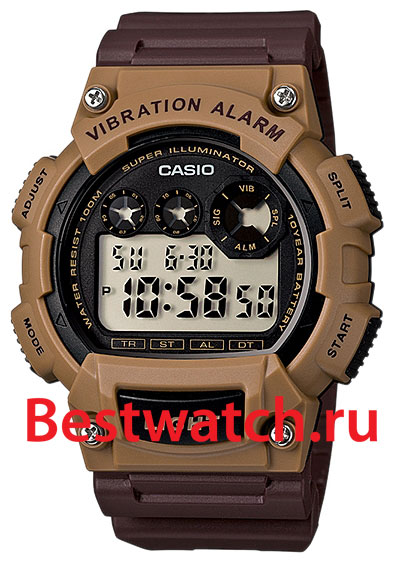 Часы Casio Digital W-735H-5A