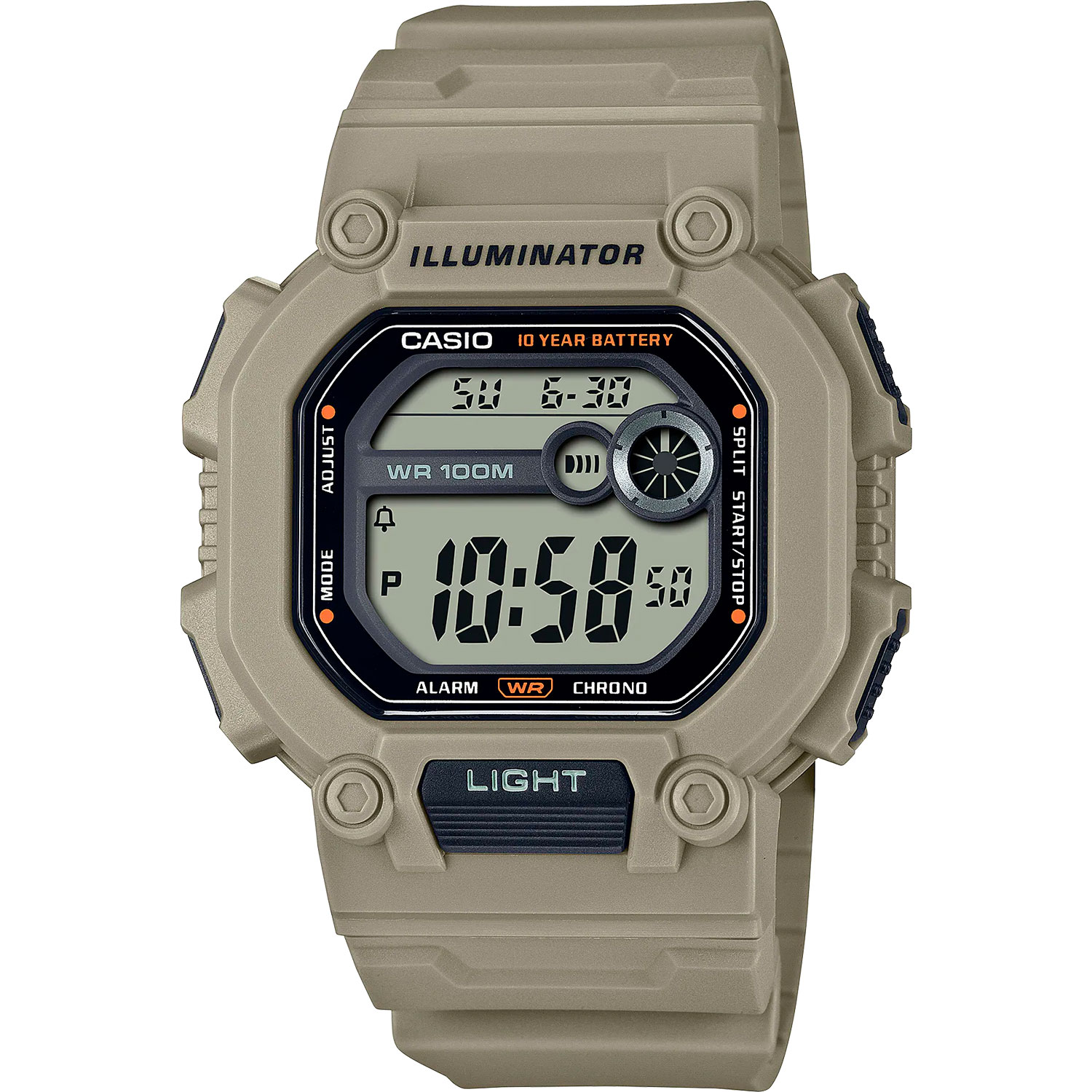 Часы Casio Digital W-737HX-5A
