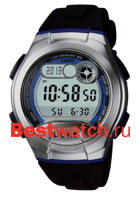 Часы Casio Digital W-752-2B