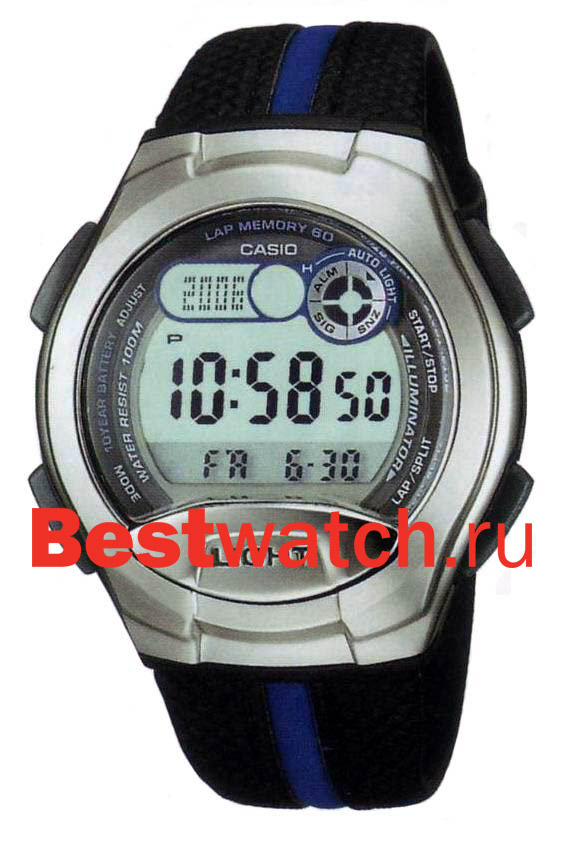 Часы Casio Digital W-752L-2A