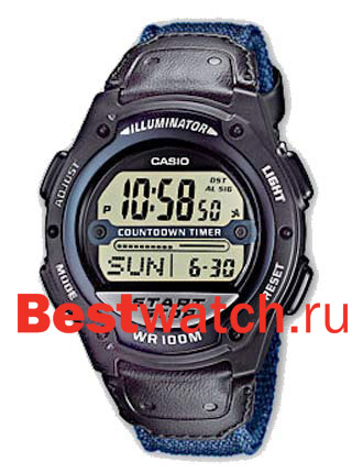 Часы Casio Digital W-756B-2A