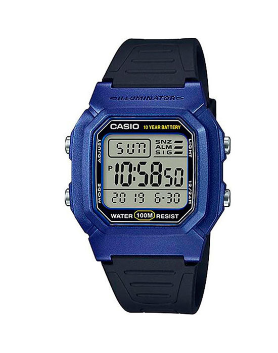 Часы Casio Digital W-800HM-2AVEF