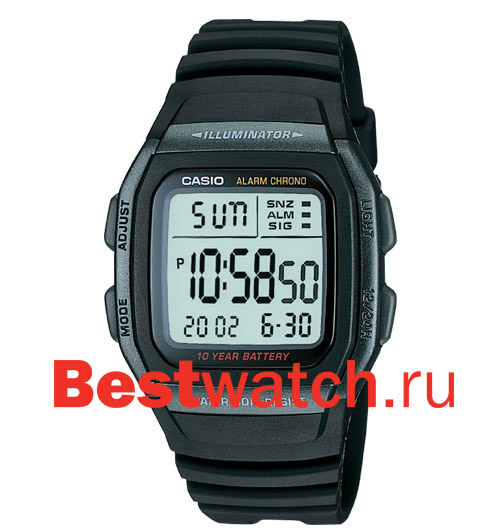 Часы Casio Digital W-96H-1B