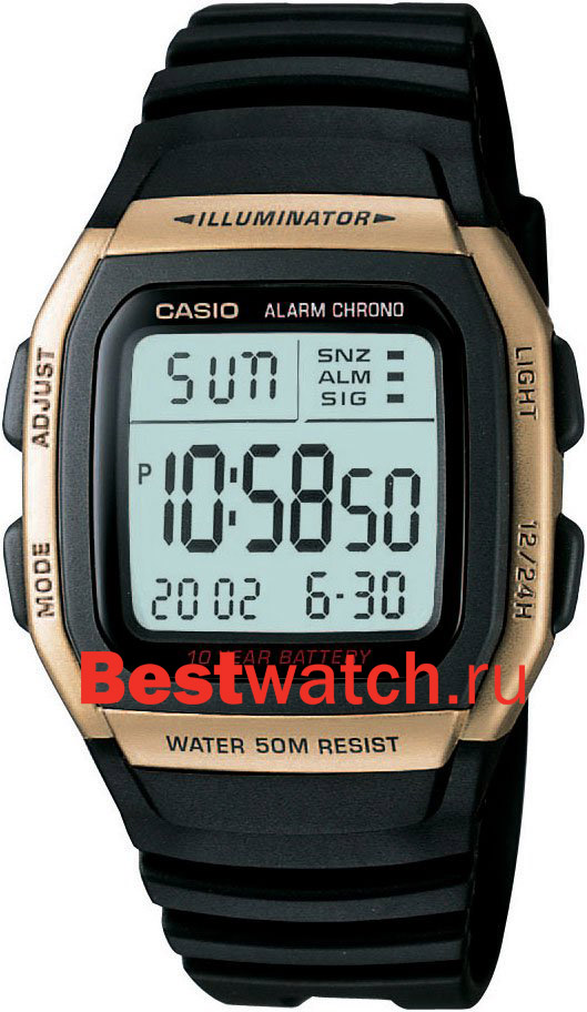 Часы Casio Digital W-96H-9A