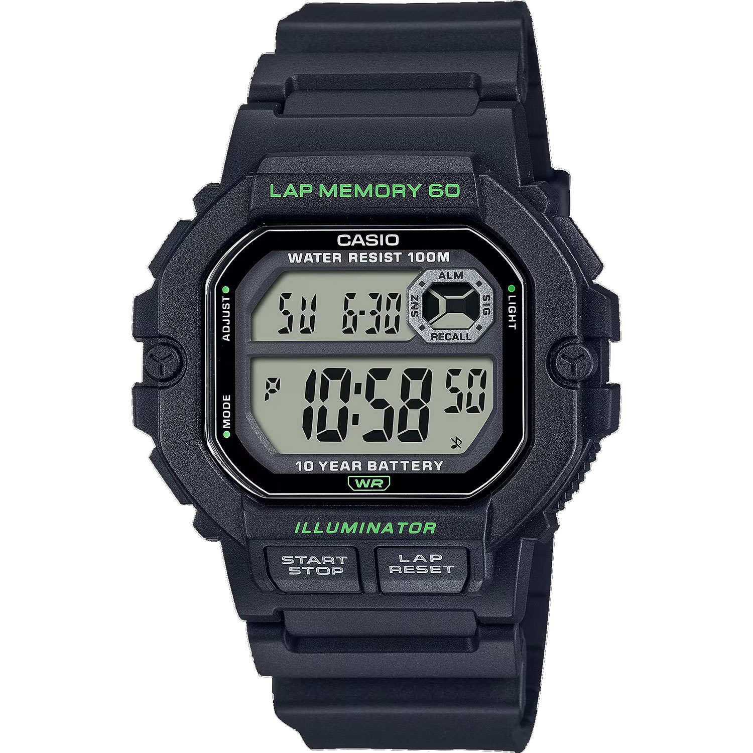 Часы Casio Digital WS-1400H-1AVEF