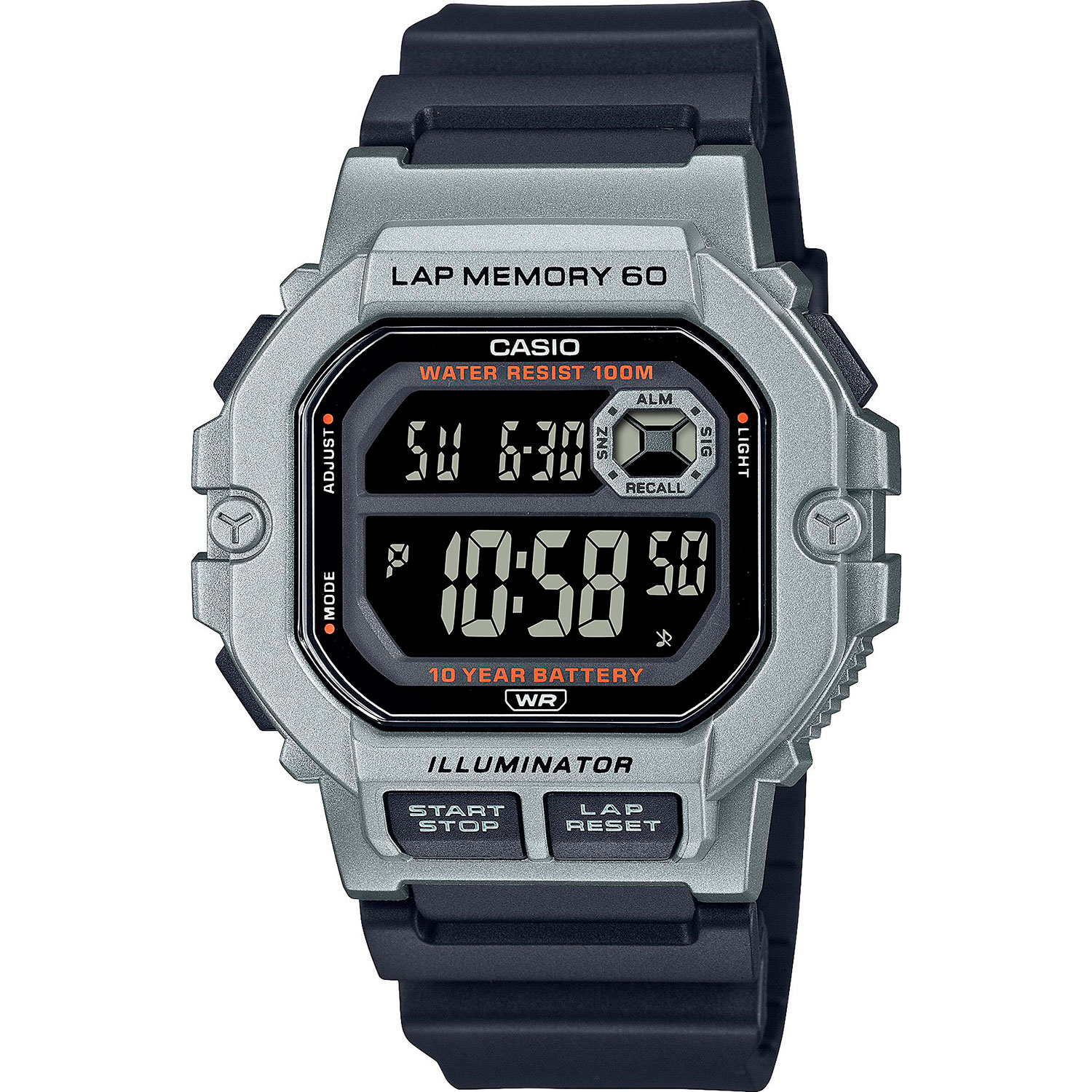 Часы Casio Digital WS-1400H-1BVEF