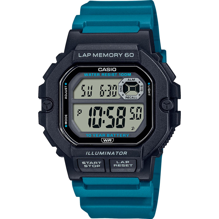 Часы Casio Digital WS-1400H-3AVEF