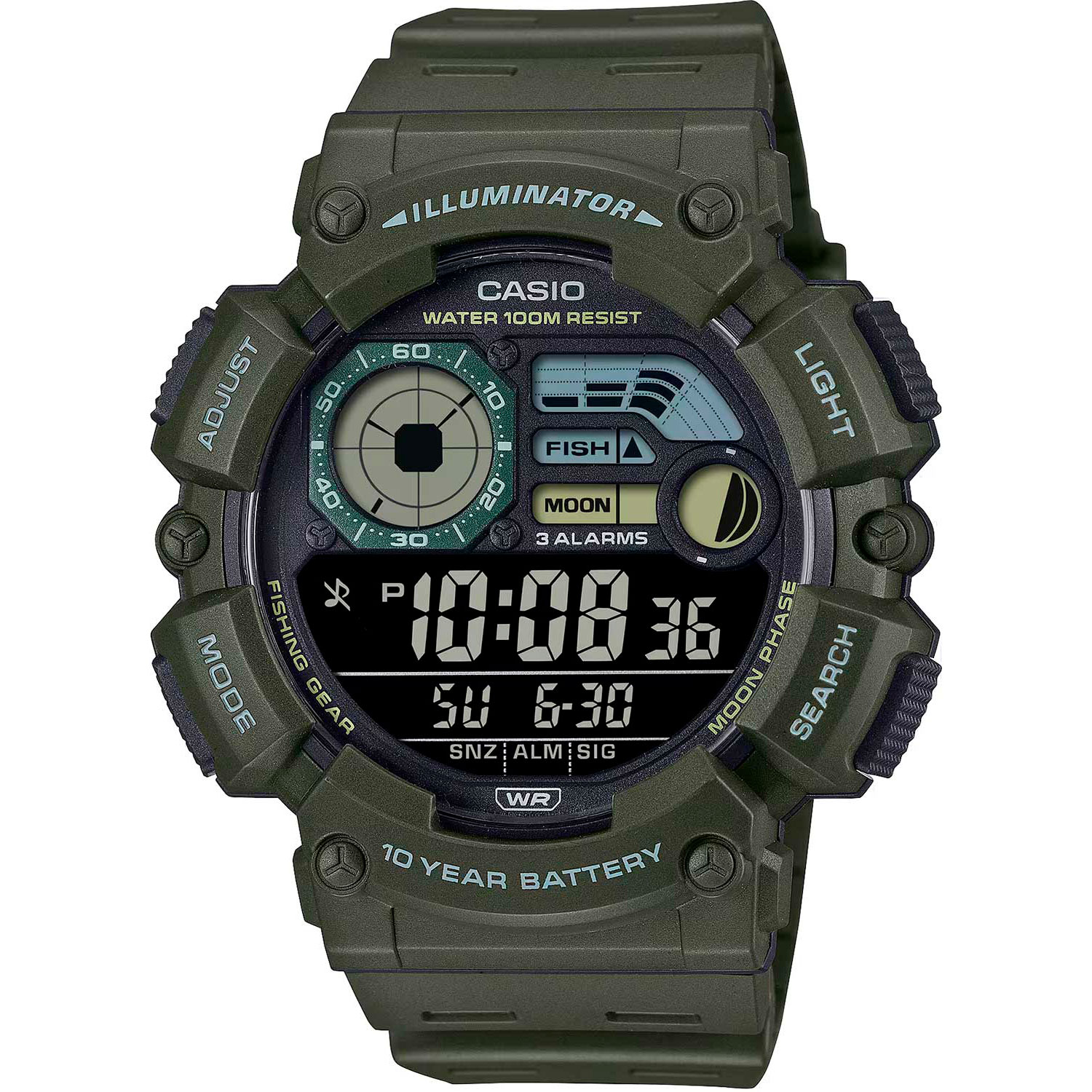 Часы Casio Digital WS-1500H-3B