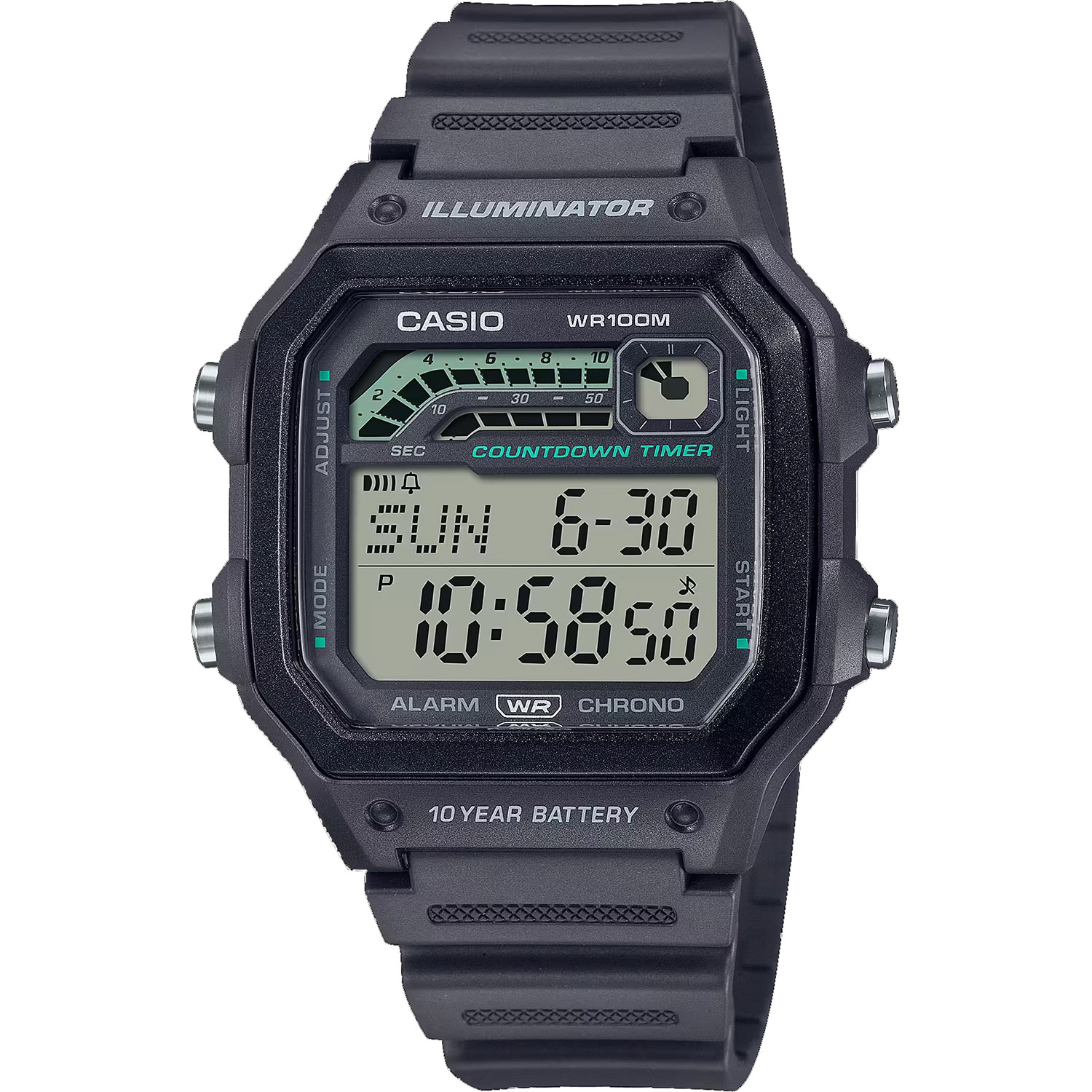 Часы Casio Digital WS-1600H-8A