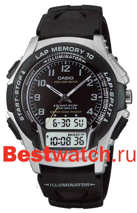 Часы Casio Ana-Digi WS-300-1B