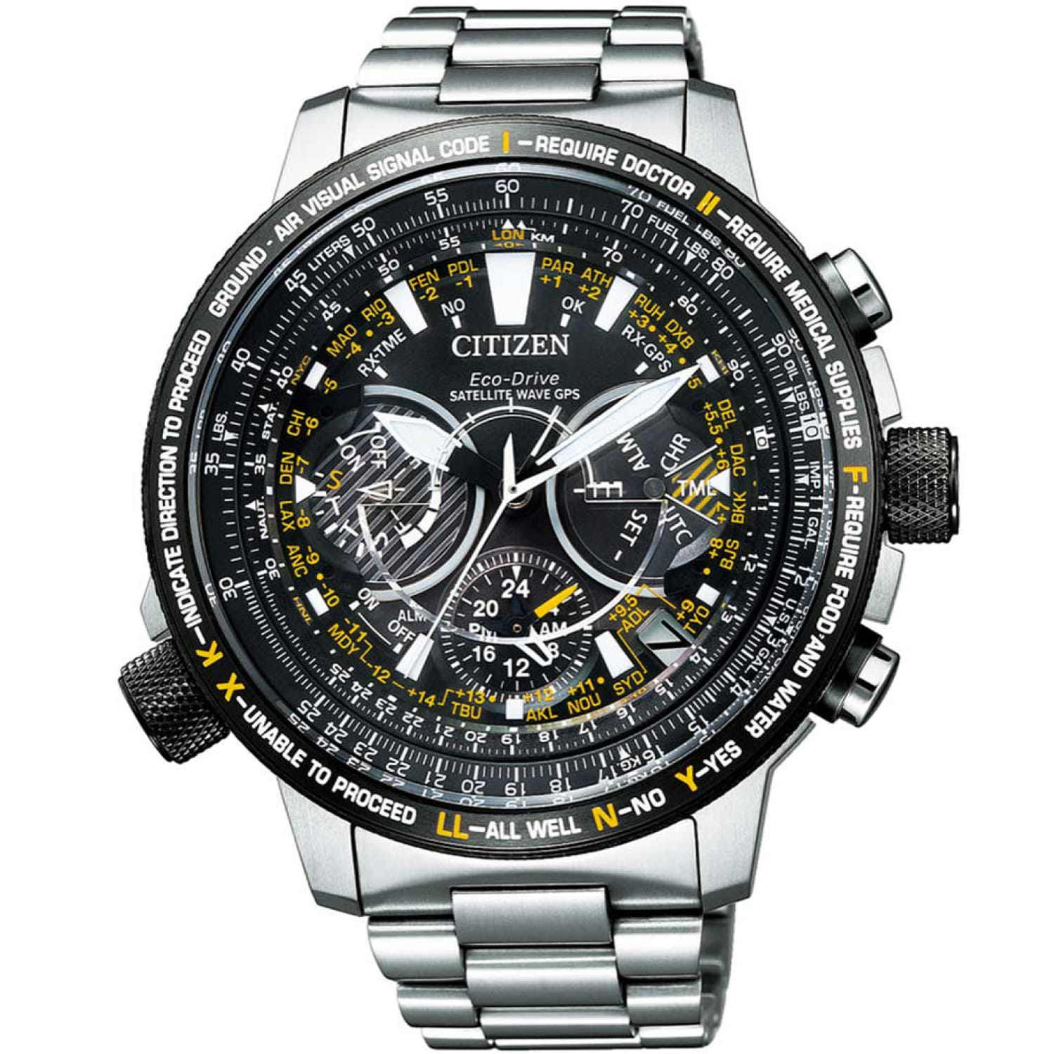 Часы Citizen Satellite Wave GPS CC7014-82E