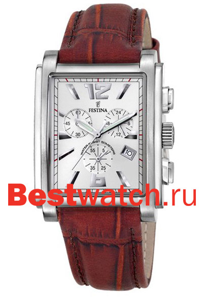 Часы Festina Leather Chronograph 16081.1