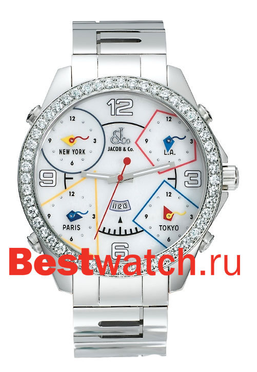 Часы Jacob&co The Five Time Zone JC12