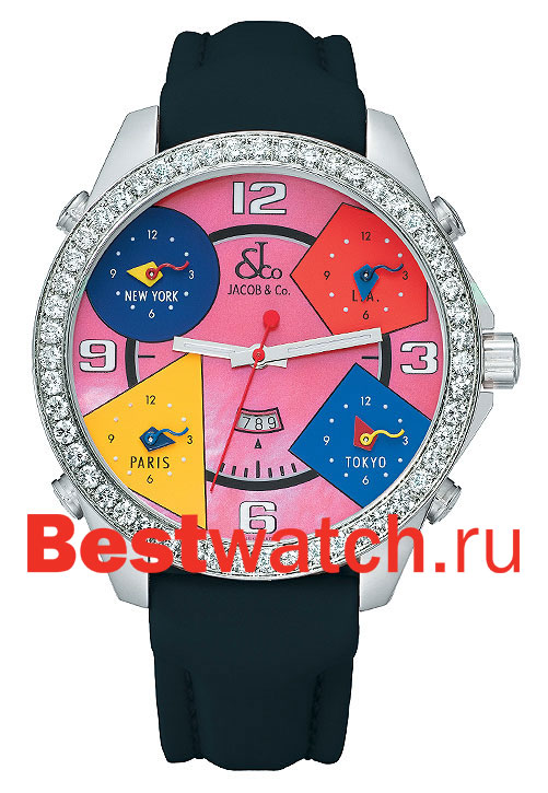 Часы Jacob&co The Five Time Zone JC22
