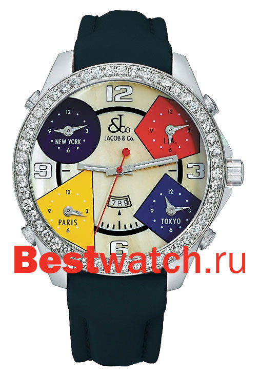 Часы Jacob&co The Five Time Zone JC25
