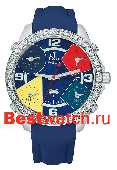 Часы Jacob&co The Five Time Zone JC26