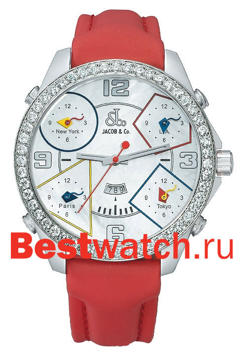 Часы Jacob&co The Five Time Zone JC28