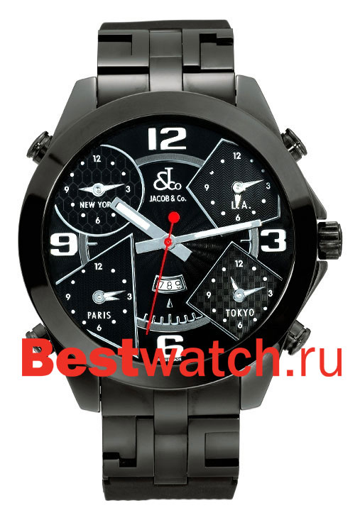 Часы Jacob&co The Five Time Zone JC2BC