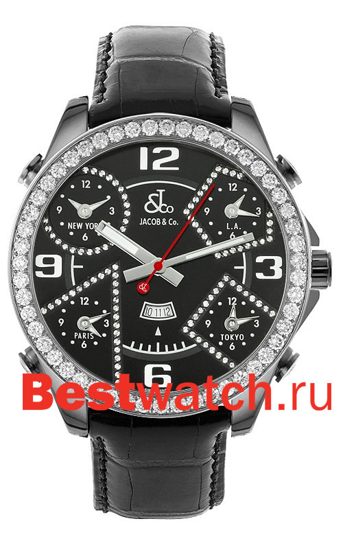 Часы Jacob&co The Five Time Zone JC2bcda