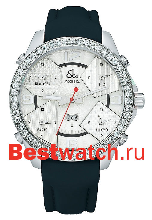 Часы Jacob&co The Five Time Zone JC3