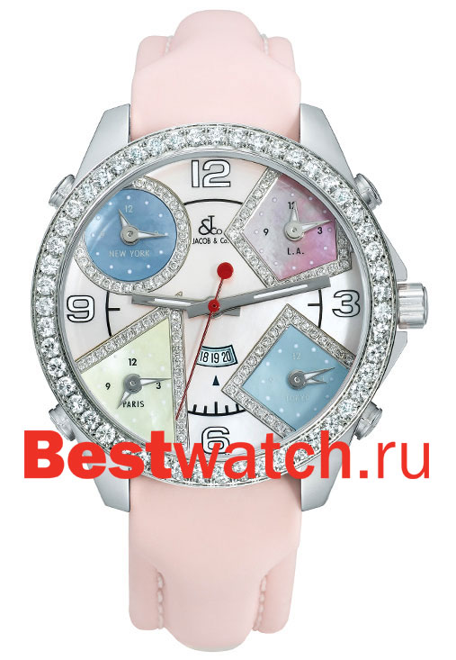 Часы Jacob&co The Five Time Zone JC41da