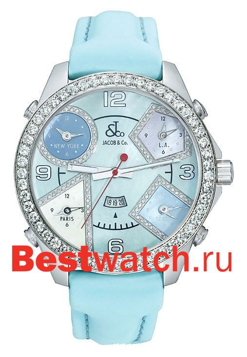 Часы Jacob&co The Five Time Zone JC42da