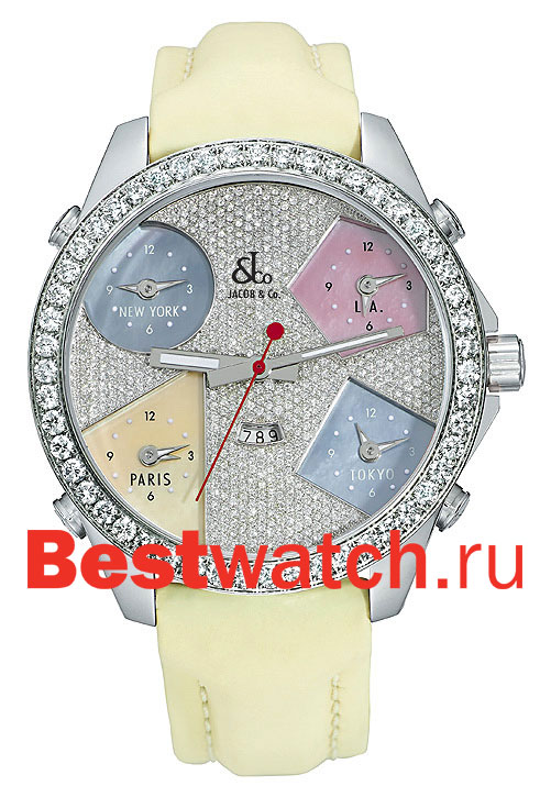 Часы Jacob&co The Five Time Zone JC44