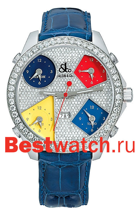 Часы Jacob&co The Five Time Zone JC45