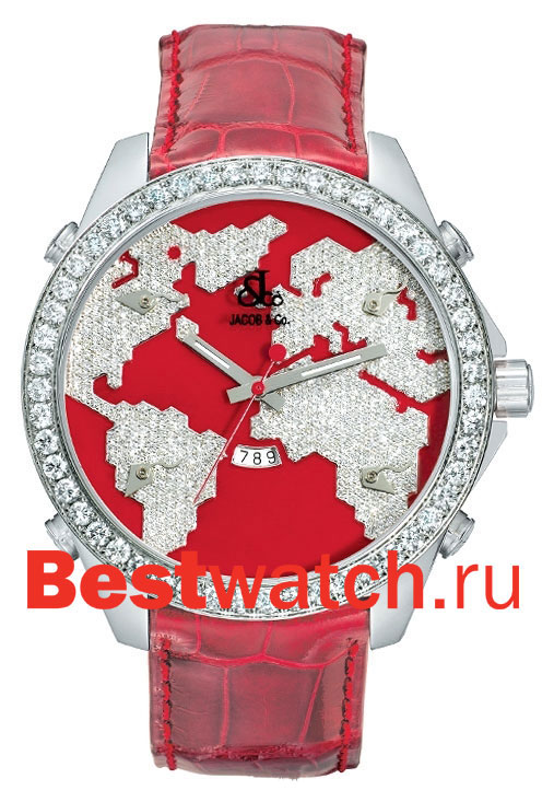 Часы Jacob&co The Five Time Zone JC47SR