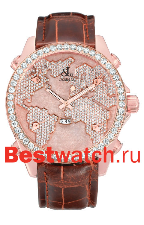 Часы Jacob&co The Five Time Zone JC47srwrg