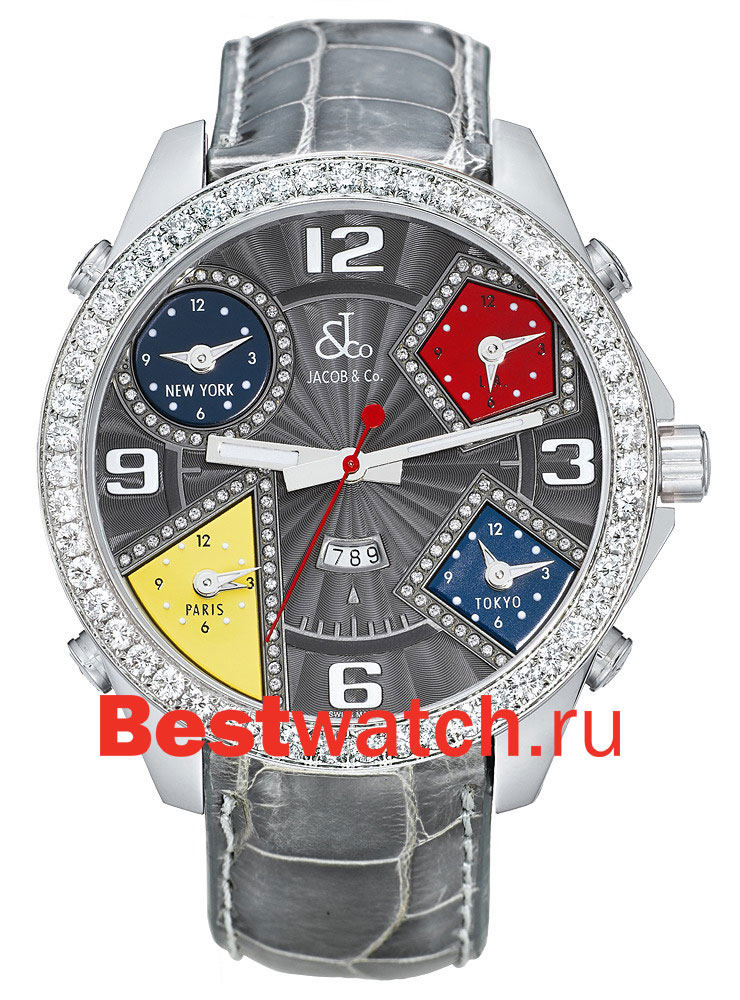 Часы Jacob&co The Five Time Zone JC58da