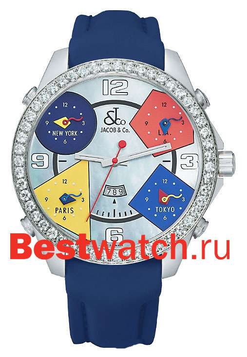 Часы Jacob&co The Five Time Zone JC8