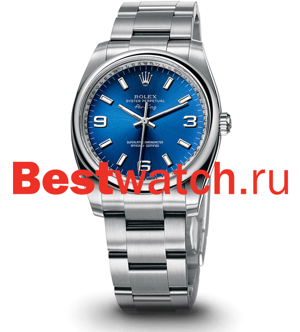 Часы Rolex Oyster Perpetual 114200_blue