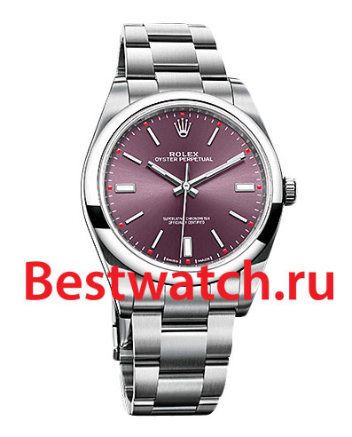 Часы Rolex Oyster Perpetual 114300_red_grape