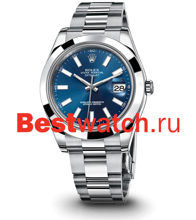 Часы Rolex Datejust II 41 116300_blue