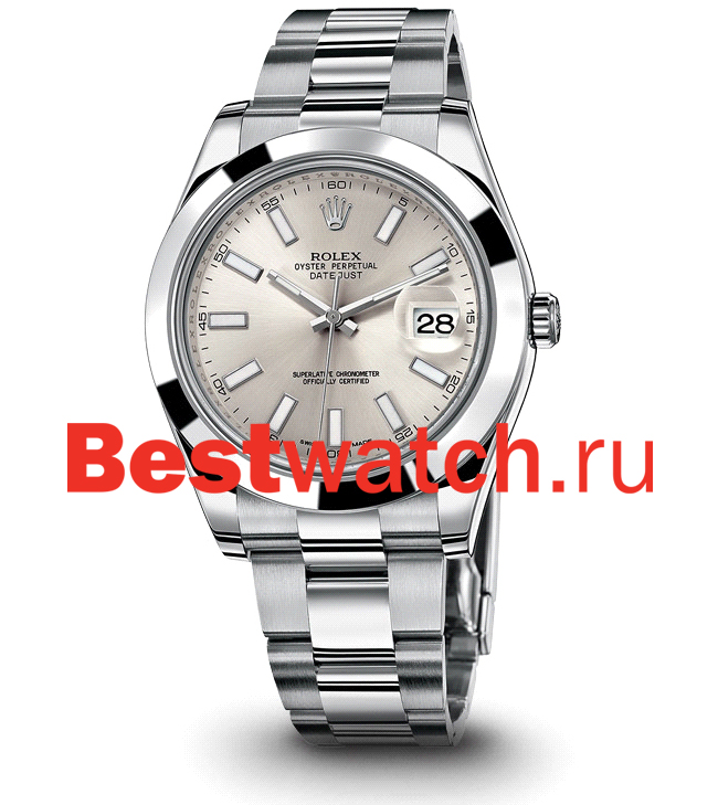 Часы Rolex Datejust II 41 116300_silver