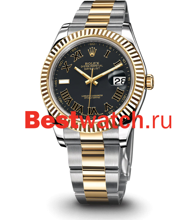 Часы Rolex Datejust II 41 116333R_black