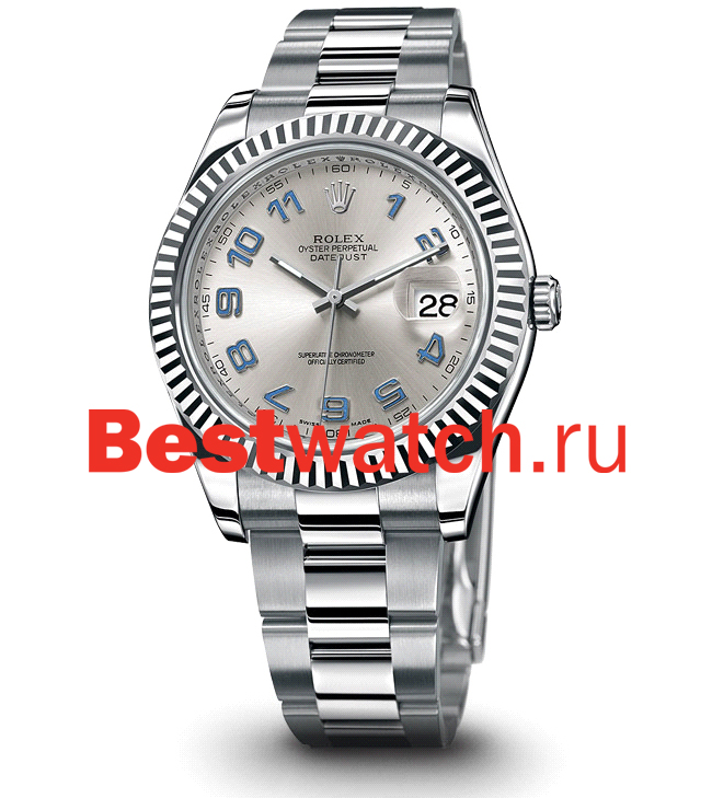 Часы Rolex Datejust II 41 116334_rhodium